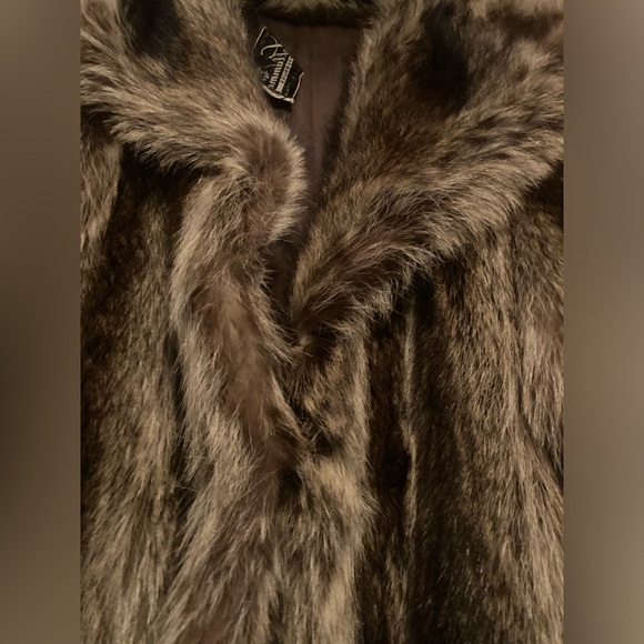 Vintage Laflamme Fourrures Genuine Raccoon Fur Coat - Picture 12 of 13